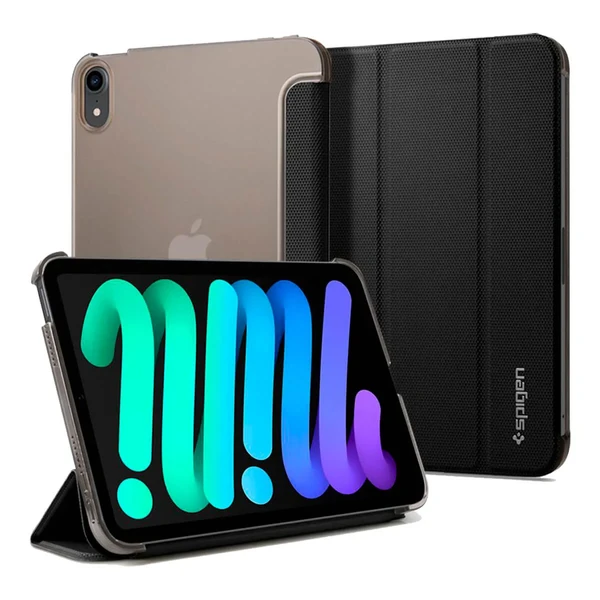 Черный чехол-книжка Spigen Liquid Air Folio для iPad mini 6 (2021)