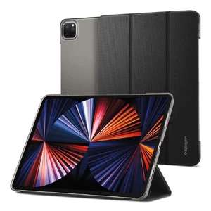 Чехол-книжка с держателем для Apple Pencil Spigen Liquid Air Folio Black для iPad Pro 12.9" (2022 | 2021)