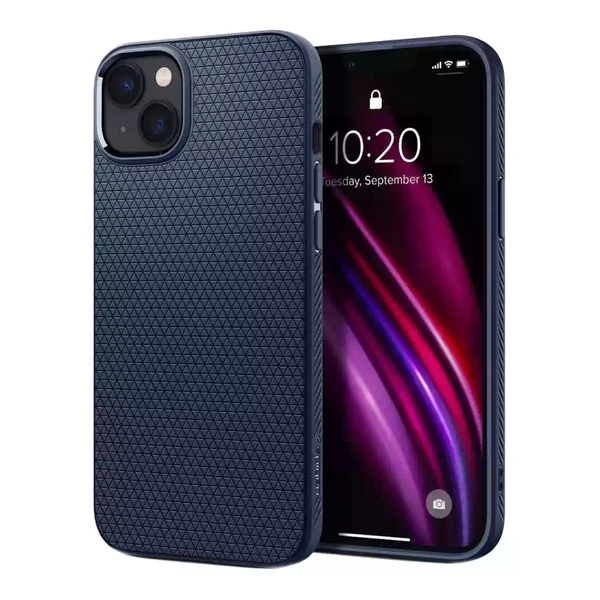 Силиконовый чехол Spigen Liquid Air для iPhone 14 Plus Navy Blue в Сумах