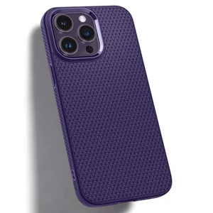 Защитный чехол Spigen Liquid Air Deep Purple для iPhone 14 Pro Max - Фото 10