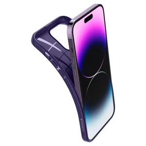 Защитный чехол Spigen Liquid Air Deep Purple для iPhone 14 Pro Max - Фото 5
