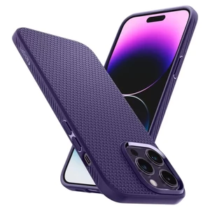 Защитный чехол Spigen Liquid Air Deep Purple для iPhone 14 Pro Max - Фото 6
