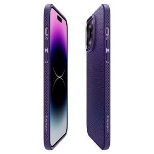 Защитный чехол Spigen Liquid Air Deep Purple для iPhone 14 Pro Max - Фото 8