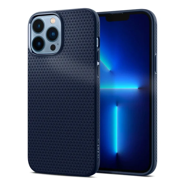 Защитный чехол Spigen Liquid Air Navy Blue для iPhone 13 Pro Max