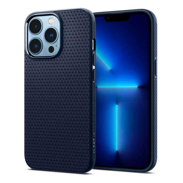 Защитный чехол Spigen Liquid Air Navy Blue для iPhone 13 Pro в Сумах