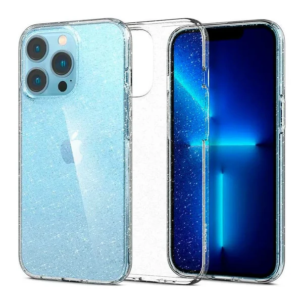 Прозрачный защитный чехол Spigen Liquid Crystal Glitter Crystal Quartz для iPhone 13 Pro в Сумах