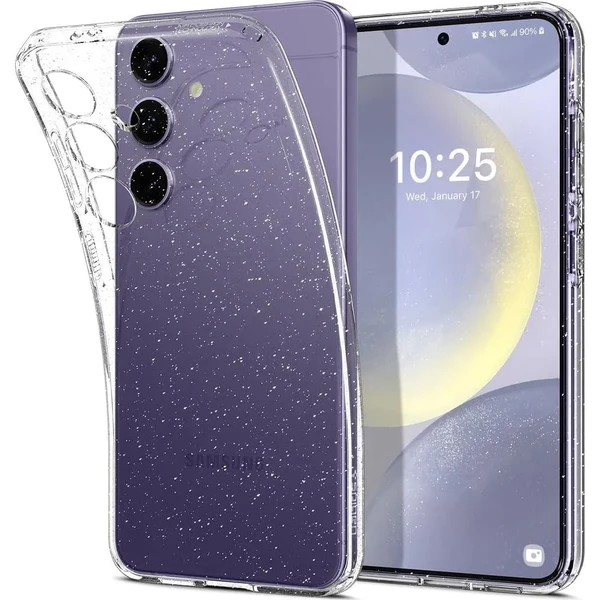 Прозрачный чехол Spigen Liquid Crystal Glitter для Galaxy S24 Plus в Ужгороде