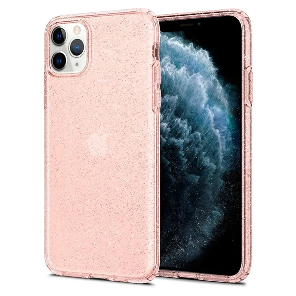 Чохол Spigen Liquid Crystal Glitter Rose Quartz для iPhone 11 Pro в Запоріжжі