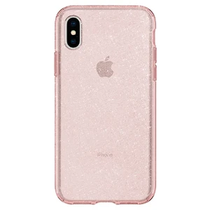 Чохол Spigen Liquid Crystal Glitter Rose Quartz для iPhone X | XS - Фото 5