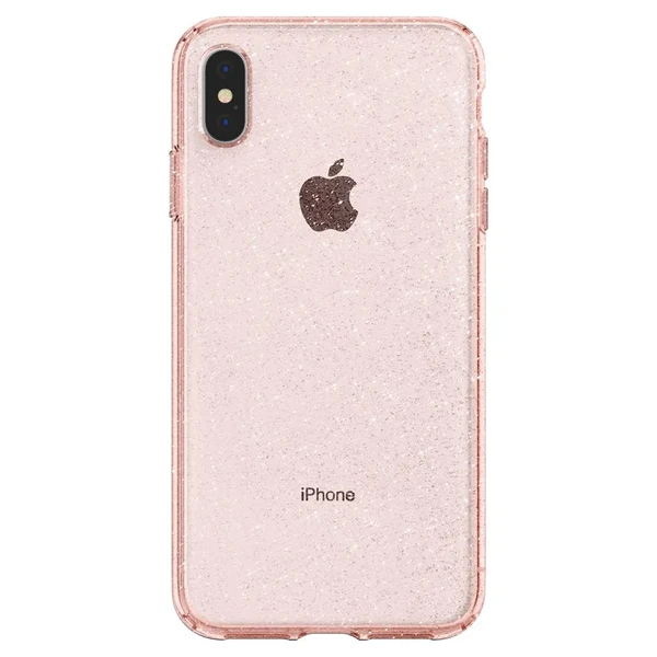 Чехол Spigen Liquid Crystal Glitter Rose Quartz для iPhone XS Max
