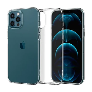 Прозорий силіконовий чохол Spigen Liquid Crystal для iPhone 12 Pro Max