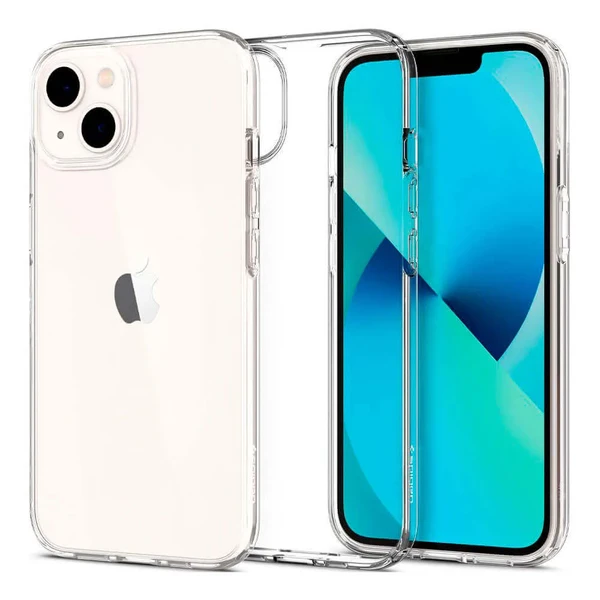 Прозорий захисний чохол Spigen Liquid Crystal для iPhone 13 у Житомирі