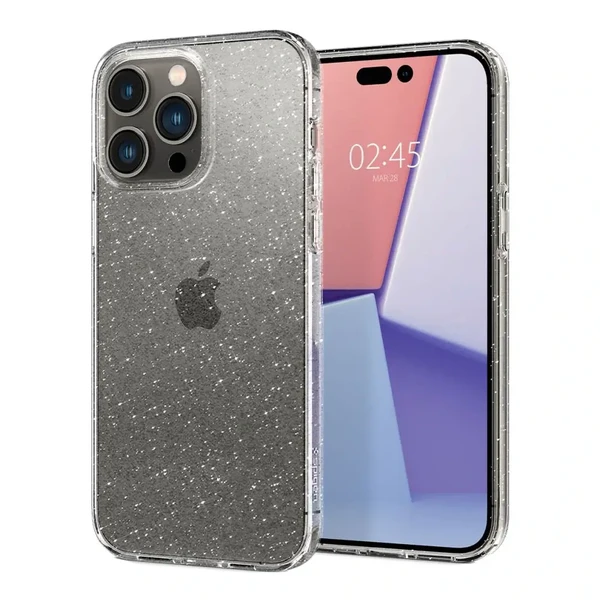 Силіконовий чохол Spigen Liquid Crystal для iPhone 14 Pro Glitter у Житомирі