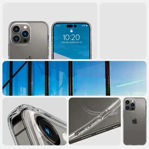 Силиконовый чехол Spigen Liquid Crystal для iPhone 14 Pro Clear - Фото 8