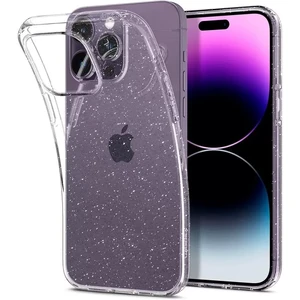 Силіконовий чохол Spigen Liquid Crystal Glitter для iPhone 14 Pro Max - Фото 3
