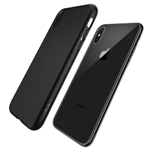 Чохол Spigen Liquid Crystal Matte Black для iPhone X | XS - Фото 8