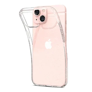Прозорий захисний чохол Spigen Liquid Crystal Glitter Crystal Quartz для iPhone 13 - Фото 2