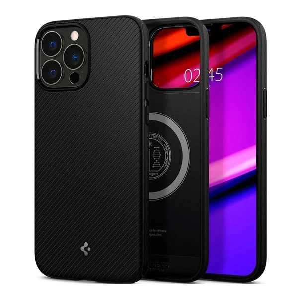 Защитный чехол Spigen Mag Armor MagSafe Matte Black для iPhone 13 Pro Max