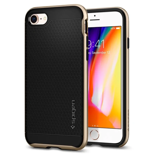 Чехол Spigen Neo Hybrid 2 Champagne Gold для iPhone SE 3 | SE 2 | 8 | 7 в Чернигове