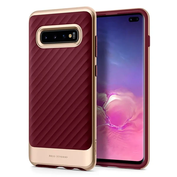 Протиударний чохол Spigen Neo Hybrid Burgundy для Samsung Galaxy S10 Plus