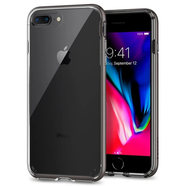 Чохол Spigen Neo Hybrid Crystal 2 Gunmetal для iPhone 8 Plus | 7 Plus в Чернівцях