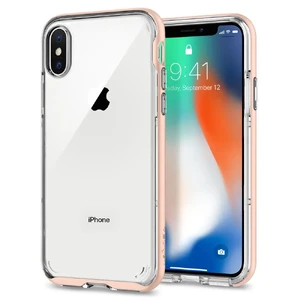 Чехол Spigen Neo Hybrid Crystal Blush Gold для iPhone X | XS 057CS22173 - Фото 1