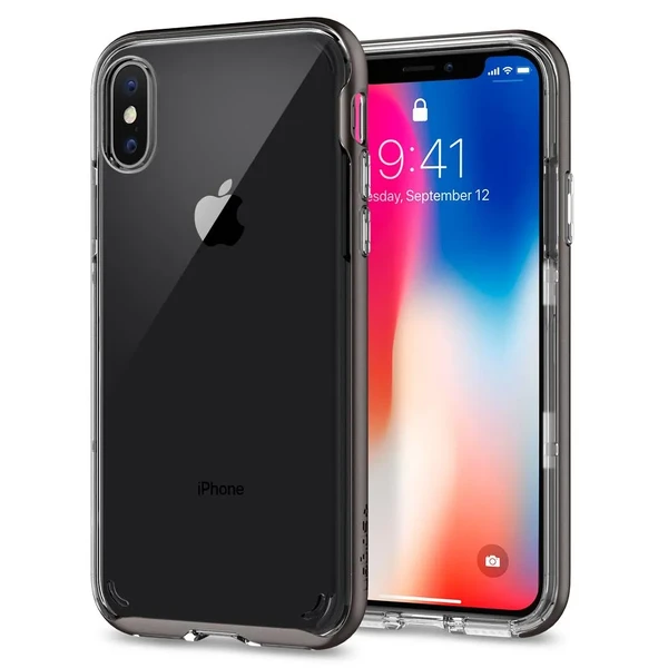 Чохол Spigen Neo Hybrid Crystal Gunmetal для iPhone X | XS у Вінниці