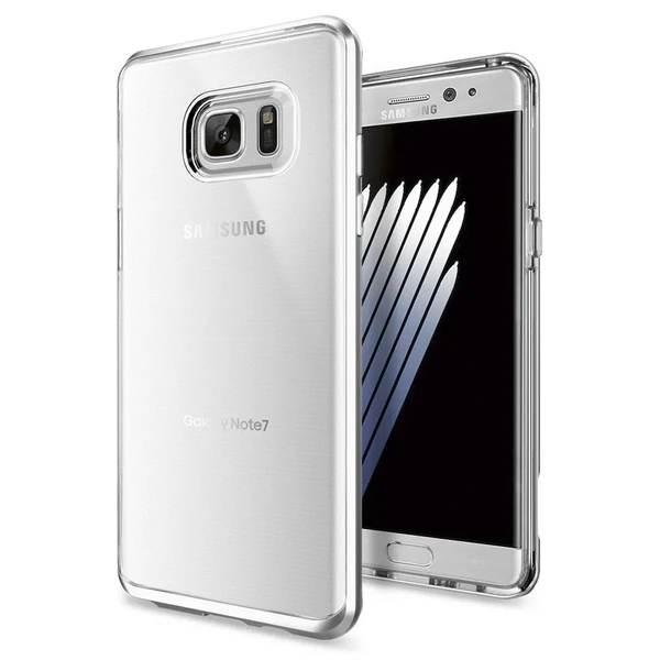 Чохол Spigen Neo Hybrid Crystal Satin Silver для Samsung Galaxy Note 7 у Дніпрі