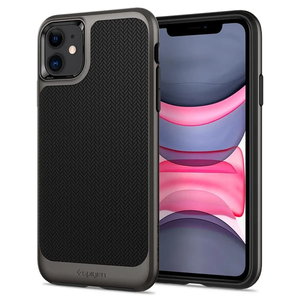 Протиударний чохол Spigen Neo Hybrid Gunmetal для iPhone 11 у Миколаєві