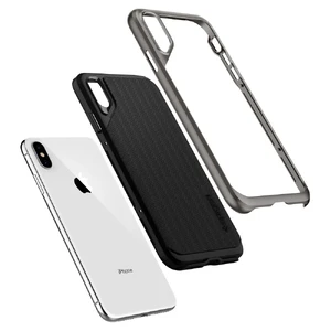 Чехол Spigen Neo Hybrid Gunmetal для iPhone XS Max - Фото 8