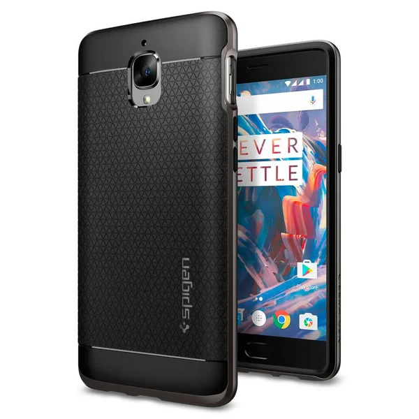 Чохол Spigen Neo Hybrid Gunmetal для OnePlus 3 | 3T у Тернополі