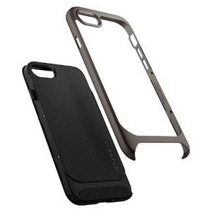 Чехол Spigen Neo Hybrid Herringbone Gunmetal для iPhone SE 3 | SE 2 | 8 | 7 - Фото 2