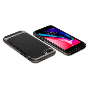 Чехол Spigen Neo Hybrid Herringbone Gunmetal для iPhone SE 3 | SE 2 | 8 | 7 - Фото 3