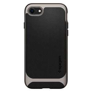 Чехол Spigen Neo Hybrid Herringbone Gunmetal для iPhone SE 3 | SE 2 | 8 | 7 - Фото 6