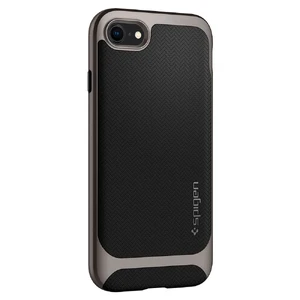 Чехол Spigen Neo Hybrid Herringbone Gunmetal для iPhone SE 3 | SE 2 | 8 | 7 - Фото 7