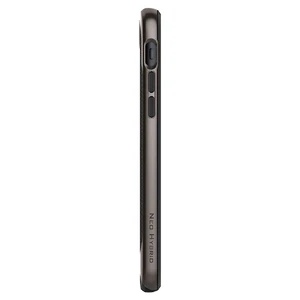 Чехол Spigen Neo Hybrid Herringbone Gunmetal для iPhone SE 3 | SE 2 | 8 | 7 - Фото 8
