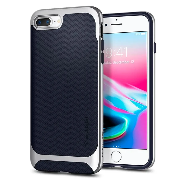 Чехол Spigen Neo Hybrid Herringbone Satin Silver для iPhone 8 Plus | 7 Plus в Запорожье