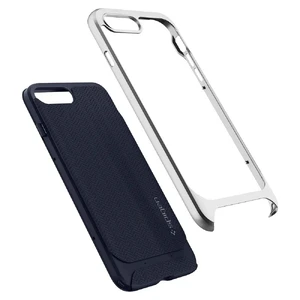 Чехол Spigen Neo Hybrid Herringbone Satin Silver для iPhone 8 Plus | 7 Plus - Фото 3