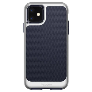 Противоударный чехол Spigen Neo Hybrid Satin Silver для iPhone 11 - Фото 3