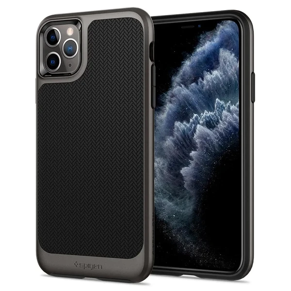 Противоударный чехол Spigen Neo Hybrid Gunmetal для iPhone 11 Pro в Хмельницком