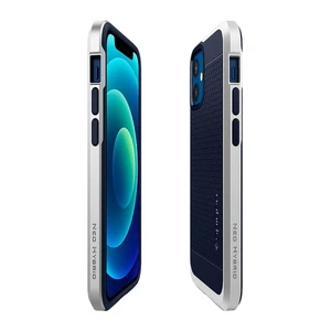 Захисний чохол Spigen Neo Hybrid Satin Silver для iPhone 12 mini - Фото 2