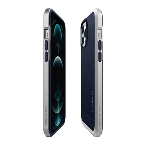 Захисний чохол Spigen Neo Hybrid Satin Silver для iPhone 12 Pro Max - Фото 2