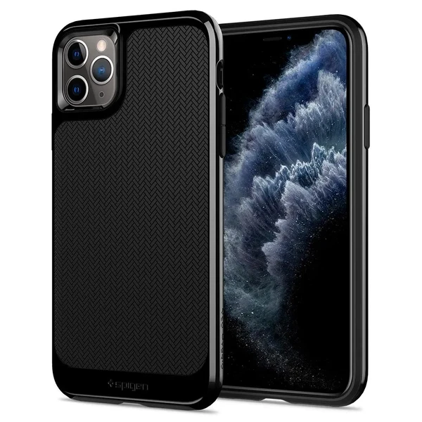 Протиударний чохол Spigen Neo Hybrid Jet Black для iPhone 11 Pro в Запоріжжі
