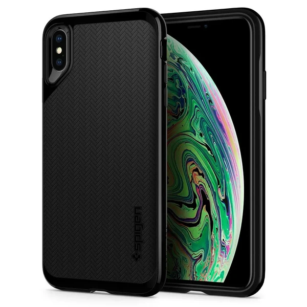 Чохол Spigen Neo Hybrid Jet Black для iPhone XS Max