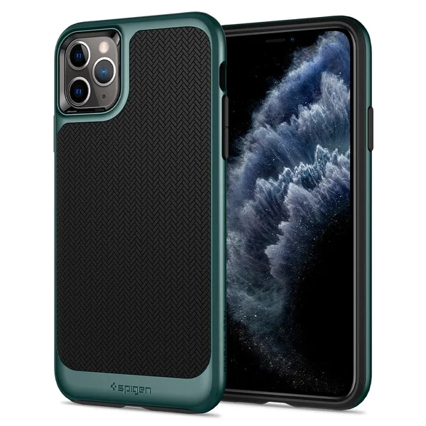 Противоударный чехол Spigen Neo Hybrid Midnight Green для iPhone 11 Pro Max в Мукачево