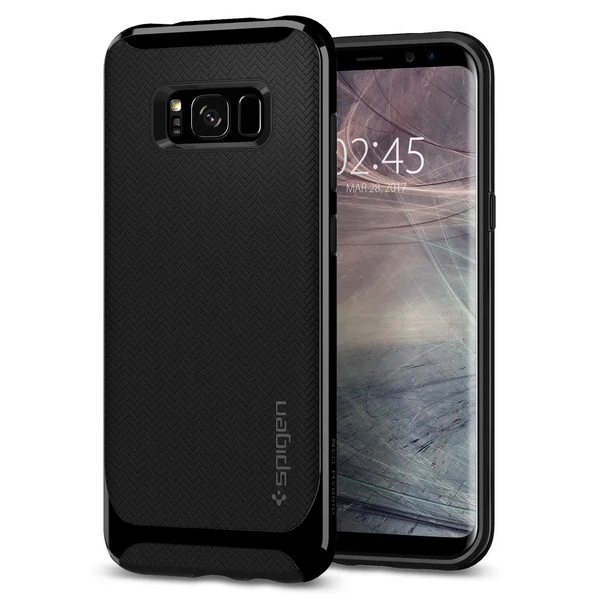 Чехол Spigen Neo Hybrid Shiny Black для Samsung Galaxy S8 Plus