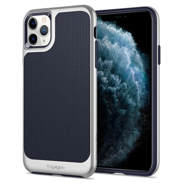 Протиударний чохол Spigen Neo Hybrid Satin Silver для iPhone 11 Pro в Запоріжжі