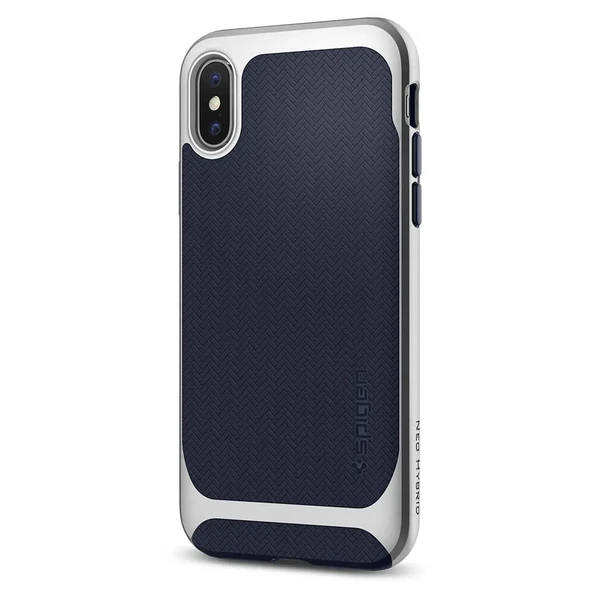 Чохол Spigen Neo Hybrid Satin Silver для iPhone X | XS у Миколаєві