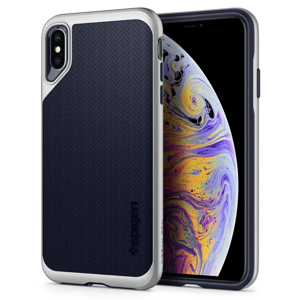 Чохол Spigen Neo Hybrid Satin Silver для iPhone XS Max