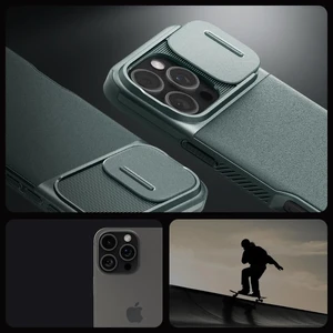Зеленый защитный чехол Spigen Optik Armor Mag для iPhone 16 Pro Max - Фото 10